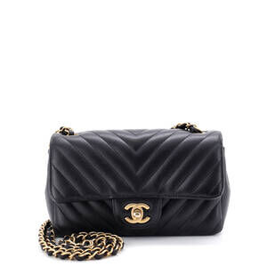 Chanel Classic Single Flap Bag Chevron #205321C43B
